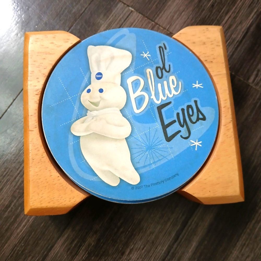 Pillsbury Dough Boy Coasters- Set Of 4
